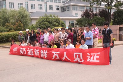 市民參觀衛崗牧場，見證奶源新鮮