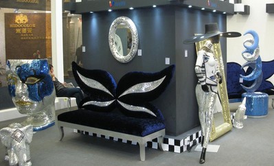 上屆展會現場特別設立的馬賽克藝術展示區一角