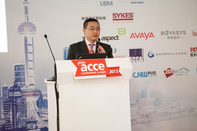 ICMI國際客戶管理學院（中國區）總裁呂克勤先生做歡迎致詞