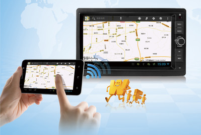 四核產品車機與手機同屏顯示 