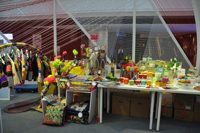 現場集合多款設計師作品售賣